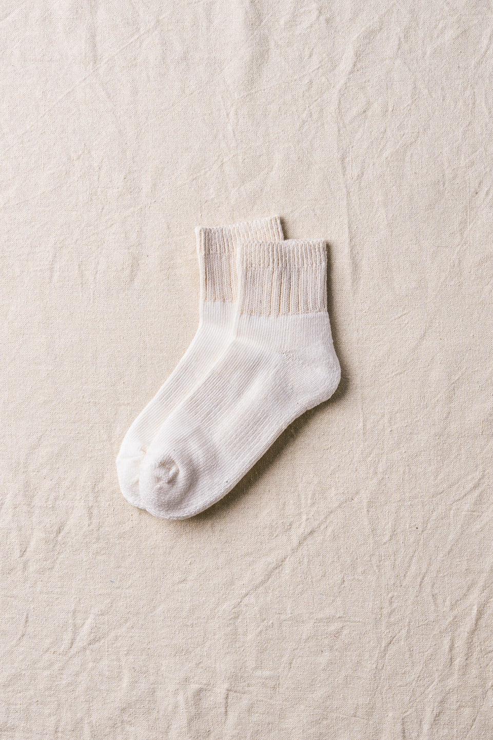 Organic Cotton Ankle Pile Socks｜7-5004 | Green – yahae